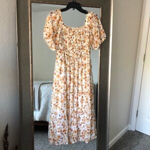 Jessica Simpson womens square neck dress